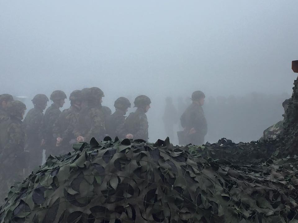 Riconsegna della bandiera del battaglione di stato maggiore del comando delle forze speciali