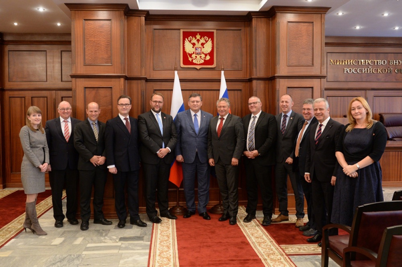 Igor Zubov’s meeting with delegation of Government Conference of the Military, Civil Defence and Fire Brigade of Swiss Confederation