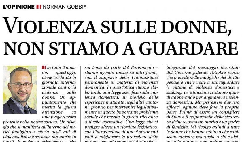 Violenza sulle donne, non stiamo a guardare