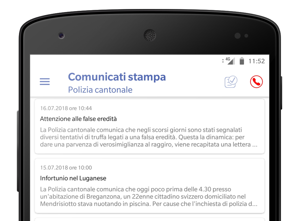Nuova versione dell’App “Polizia e Territorio” uniti per meglio informare il cittadino