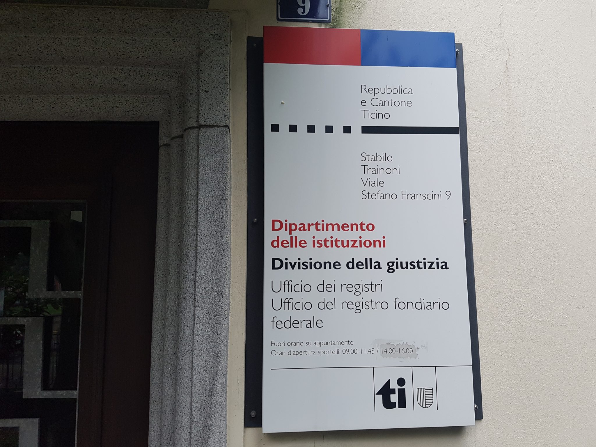 Settore dei registri: una struttura adeguata alle necessità