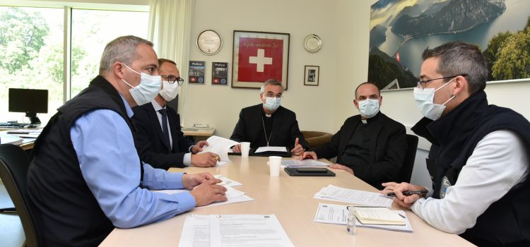 Coronavirus: incontro con il Vescovo di Lugano, Monsignor Valerio Lazzeri