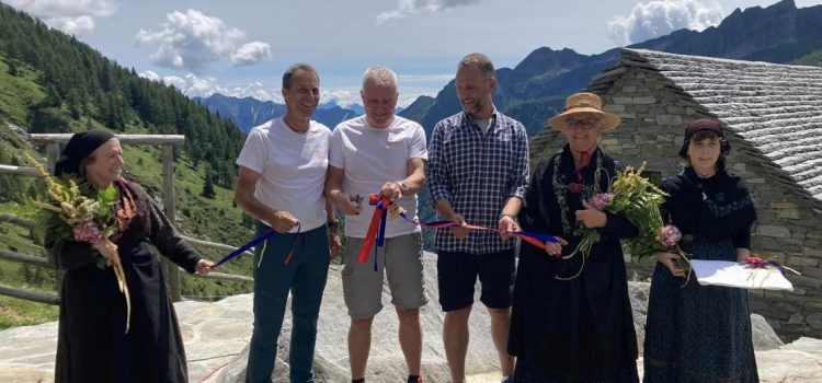Festa grande per la fine dei lavori all’Alpe Porcaresc