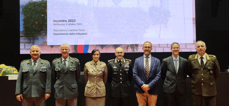 Norman Gobbi incontra gli Ufficiali e sottufficiali professionisti ticinesi dell’Esercito