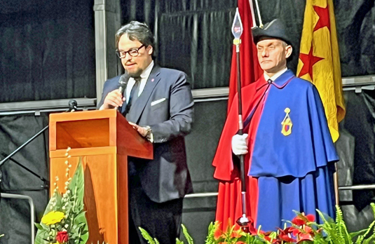 Un’icona del cinema a Palazzo nel giorno di Michele Guerra