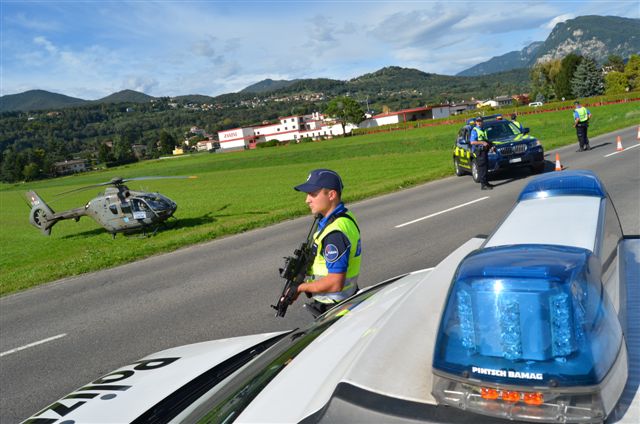 Operazione di Polizia cantonale e Guardie di confine nel Sottoceneri